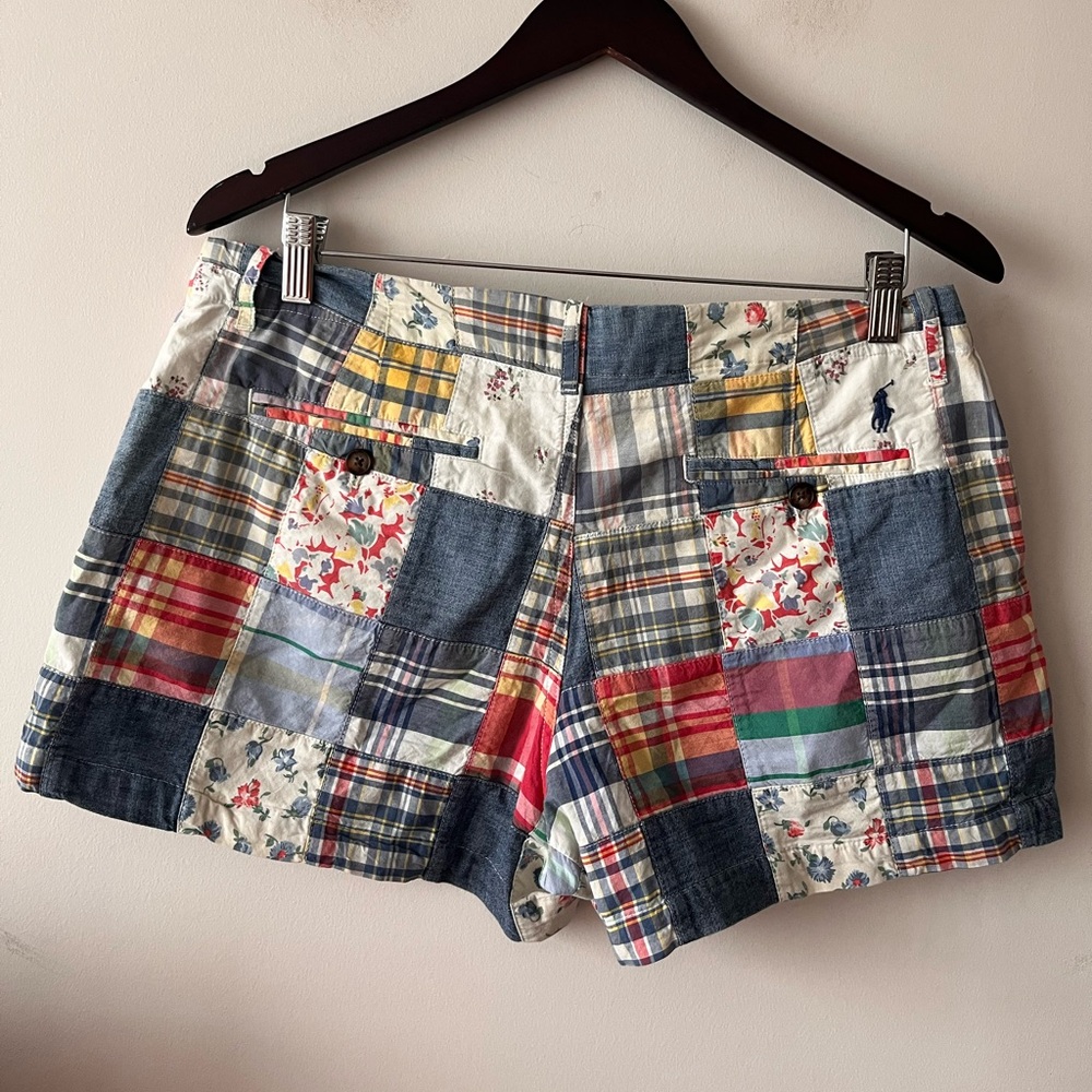Polo Ralph Lauren Patchwork Shorts - Size 10 - Picture 6 of 9